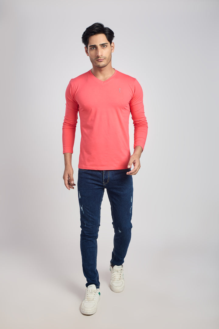 V Neck 4 Way Lycra Fabric