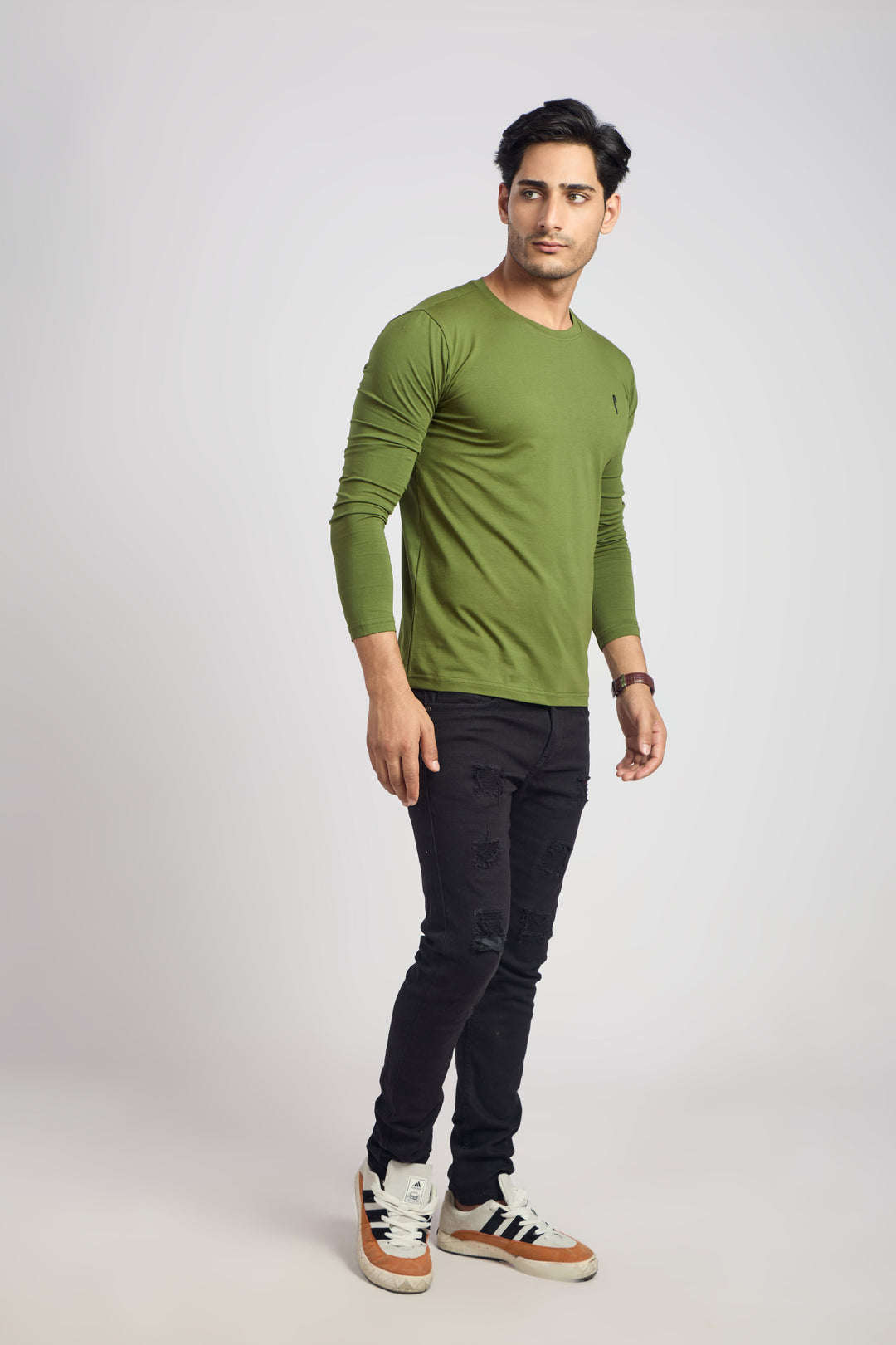 Round Neck 4 Way Lycra Fabric