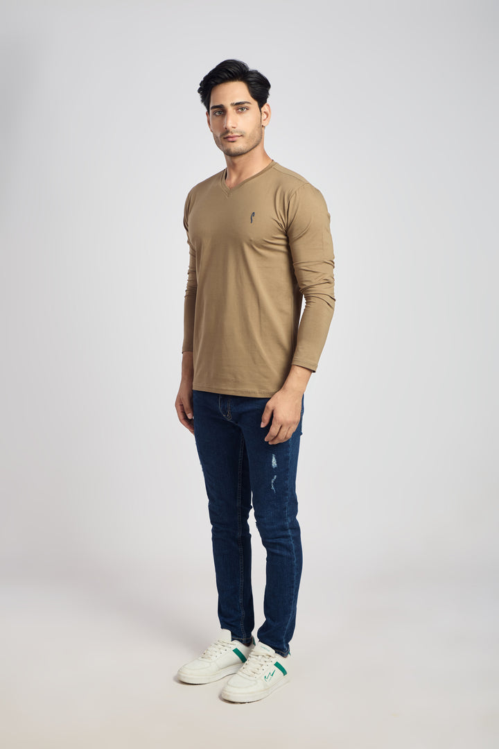 V Neck 4 Way Lycra Fabric