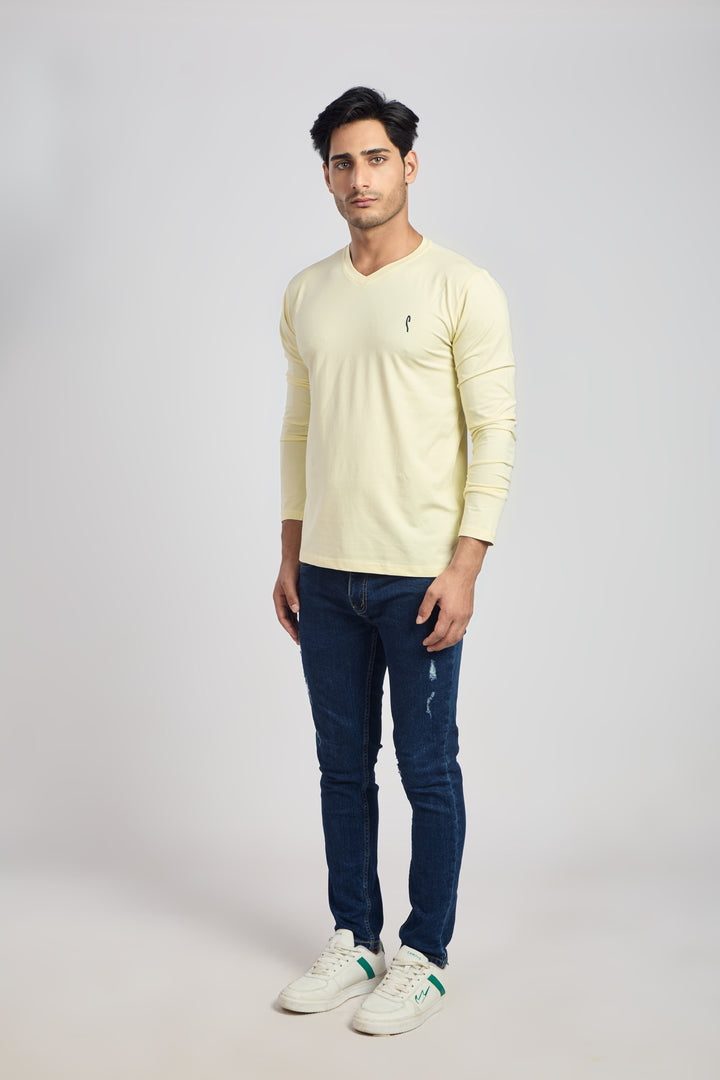 V Neck 4 Way Lycra Fabric