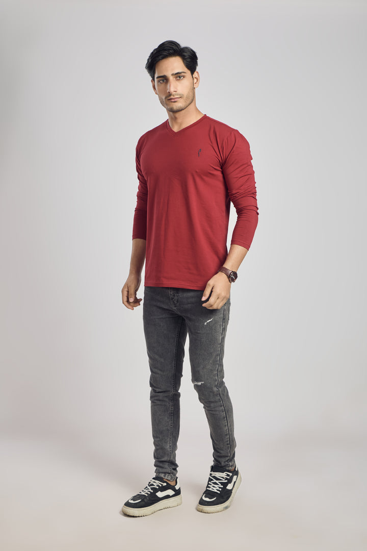 V Neck 4 Way Lycra Fabric