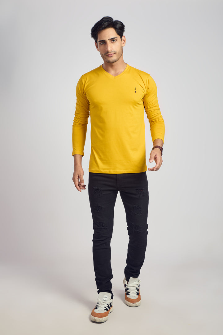 V Neck 4 Way Lycra Fabric