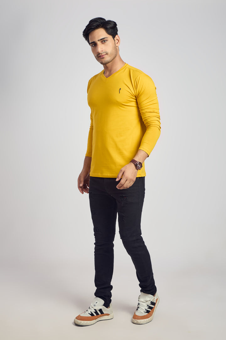 V Neck 4 Way Lycra Fabric