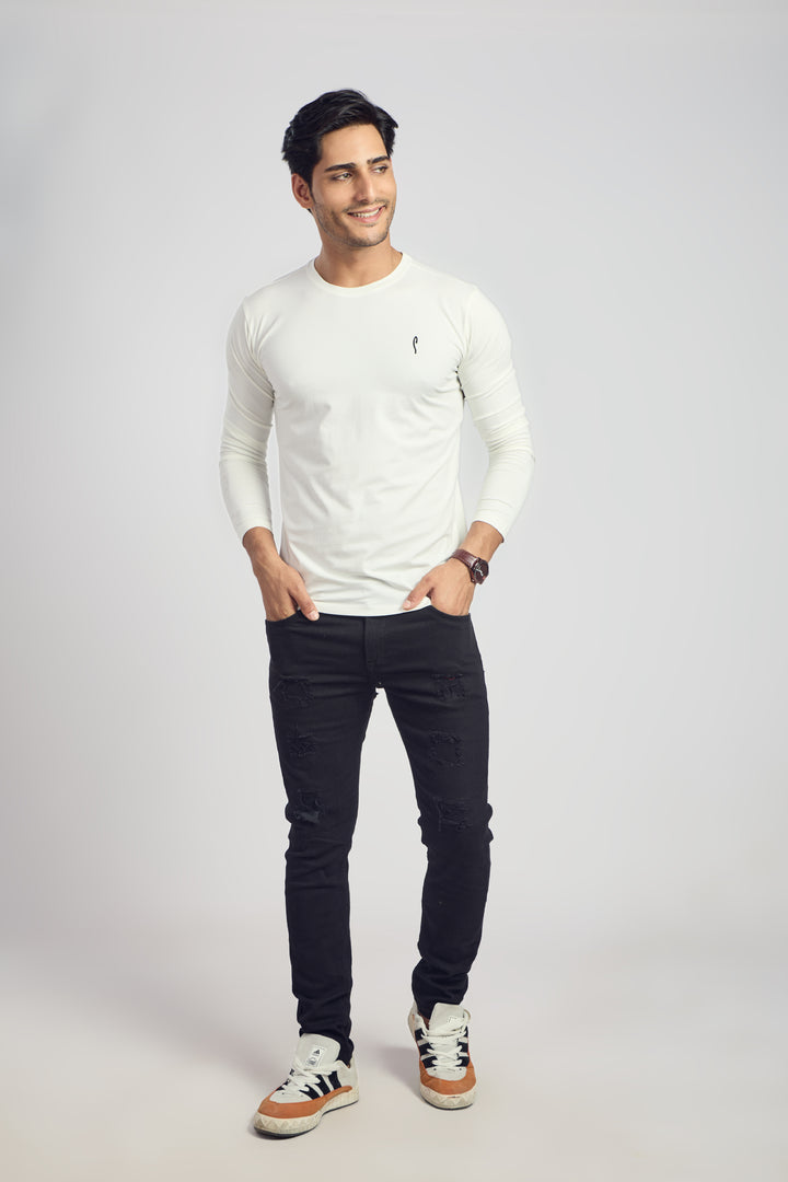 Round Neck 4 Way Lycra Fabric