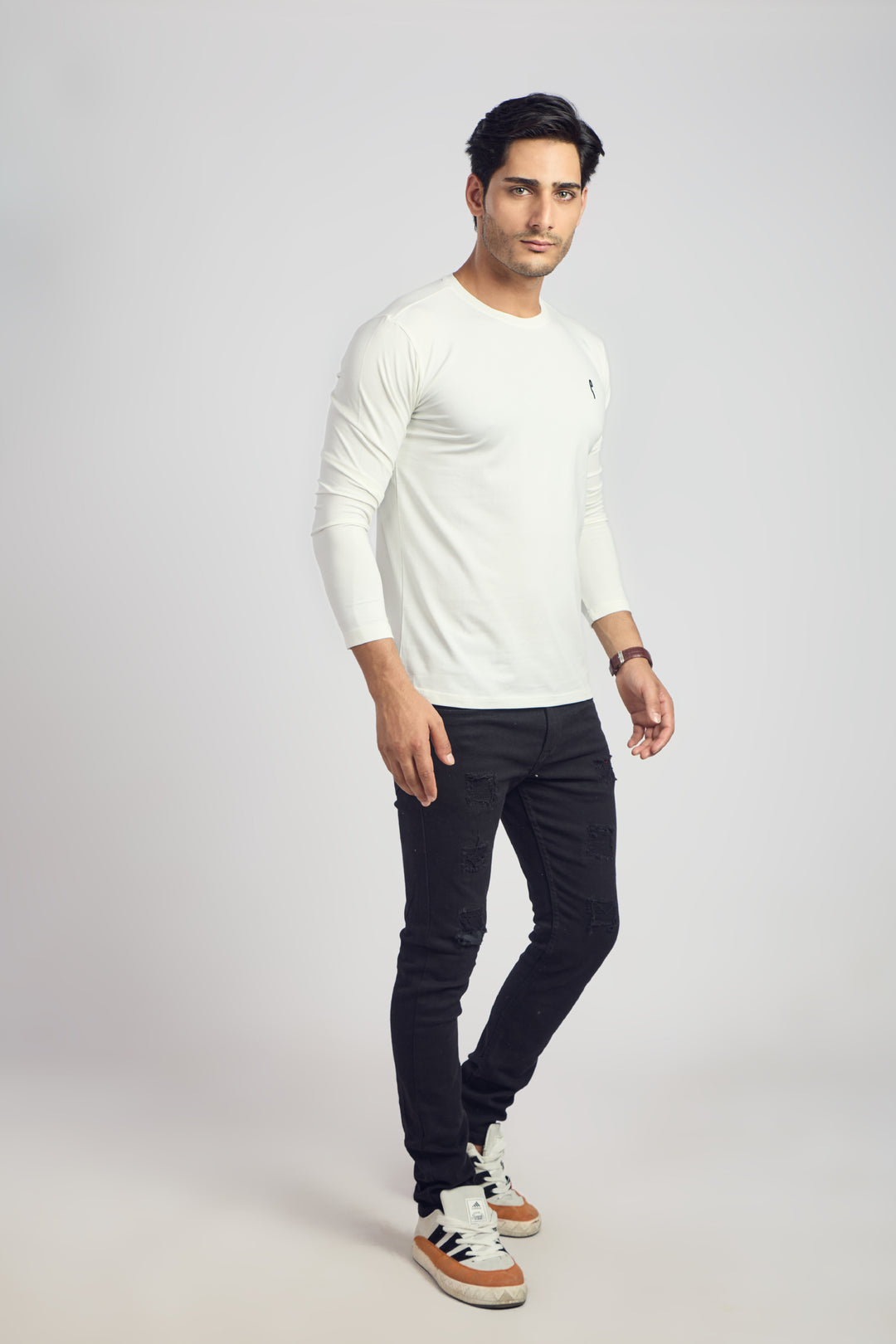 Round Neck 4 Way Lycra Fabric