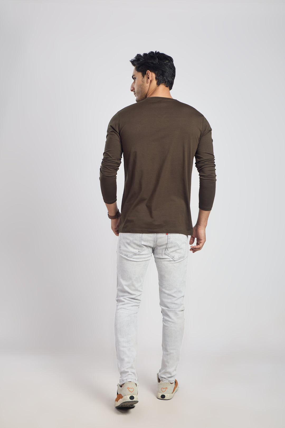 V Neck 4 Way Lycra Fabric