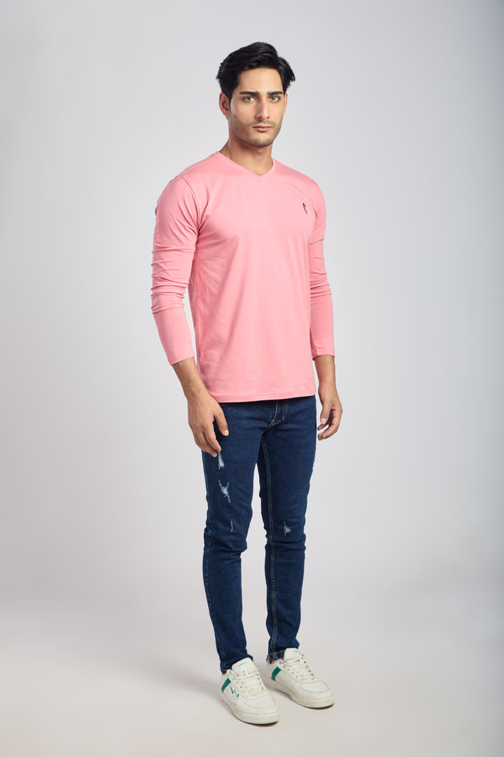 V Neck 4 Way Lycra Fabric